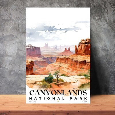 Canyonlands National Park Poster, Travel Art, Office Poster, Home Decor | S4 - image2